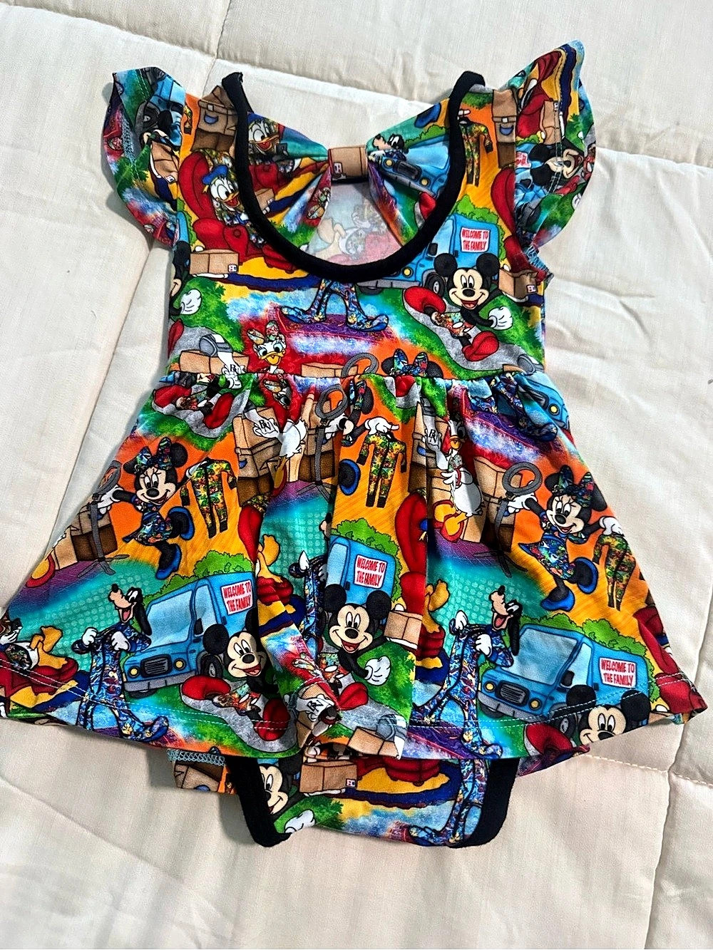 Disney Bamboo Necessities twirl bodysuit 6-12m